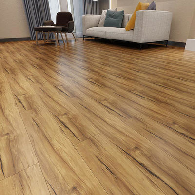 폐지된 오크 색상 12mm 실내 laminated 바닥 타일 롤 Mdf 나무 바닥
