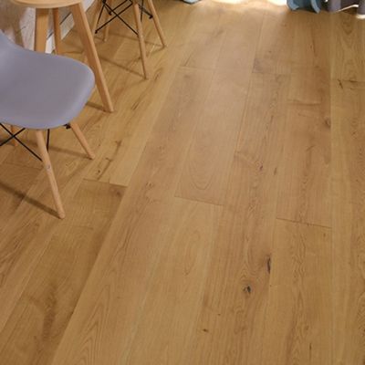 폐지된 오크 색상 12mm 실내 laminated 바닥 타일 롤 Mdf 나무 바닥