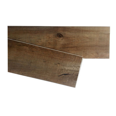 단순한 색상 실내용 고급 나무 스타일 클릭 PVC 바닥 / lvt 바닥 / spc 바닥