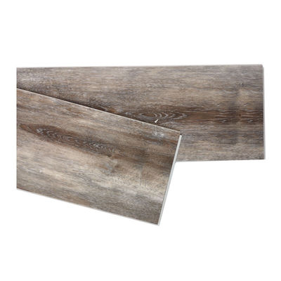 단순한 색상 실내용 고급 나무 스타일 클릭 PVC 바닥 / lvt 바닥 / spc 바닥