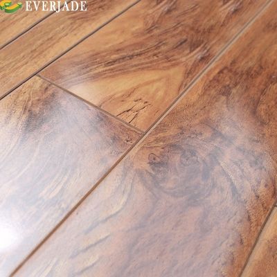 멀티 컬러 6mm ~ 8mm 고 광택 자기 접착 Herringbone 월넛 나무 5mm 목재 가루 바닥
