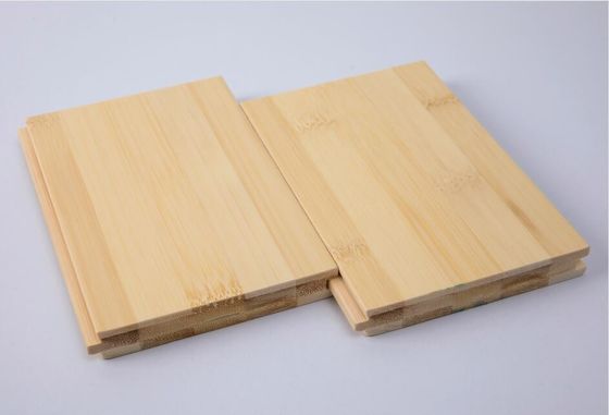 천연 색상과 TG 디자인으로 12mm 두께의 대나무 고형 목재 바닥