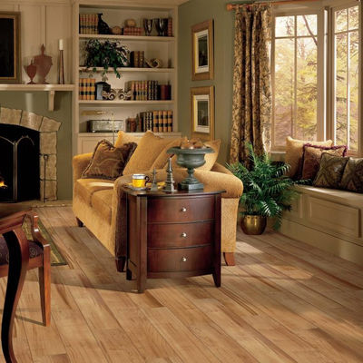거실 12mm Lvt 클릭 비닐 PVC 바닥 강한 불 retardant 성능