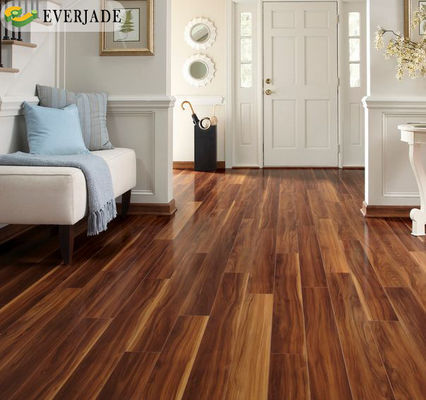 거실 12mm Lvt 클릭 비닐 PVC 바닥 강한 불 retardant 성능