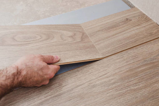 8mm 12mm 방수 HDF MDF 매트 라미네이트 바닥 TAP GO 직각 U 갈래 V 갈래
