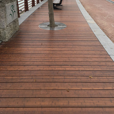 정원 트레슬 및 복도용 방수 Bambu Decking 130mm 너비 Distressed 디자인