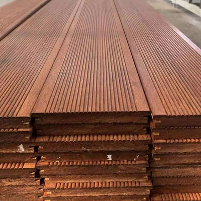 커스터마이즈 된 색상 수직 압축 탄화 된 스트랜드 직물 야외용 Bambu Decking