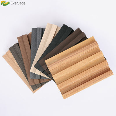 호텔 ct-p016 Wpc 벽 패널을 위한 Bambu Fiber Interior laminated Wood Grain Cladding