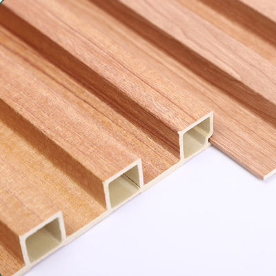 호텔 ct-p016 Wpc 벽 패널을 위한 Bambu Fiber Interior laminated Wood Grain Cladding