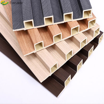 호텔 ct-p016 Wpc 벽 패널을 위한 Bambu Fiber Interior laminated Wood Grain Cladding