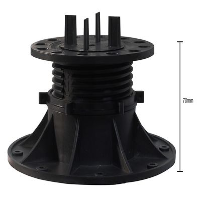 조절 가능한 포장재 플라스틱 기판 기본 높이 범위 75-1360mm 바닥 액세서리