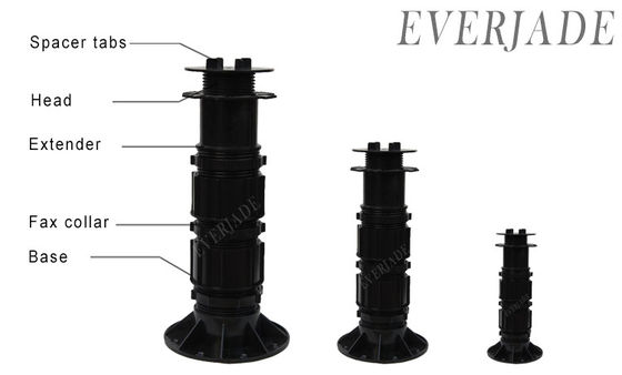 최대 지름 200mm 바닥 액세서리 목재 데킹용 Everjade 플라스틱 기판