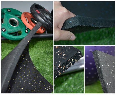 체육관 및 댄스 스포츠 SBR EPDM 고무 바닥 매트 최대 편안함을 위해 3mm-15mm 두께
