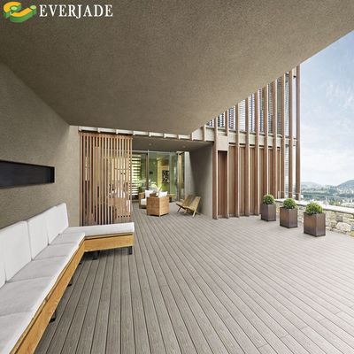 방수 외관 목재 플라스틱 복합지붕 가루화 및 부드러운 3D 엠보스