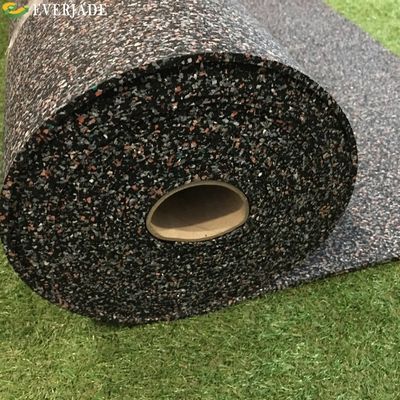 고밀도 20mm 체육실 고무 알갱이 유니섹스 알갱이를위한 체육관 바닥 롤 타일