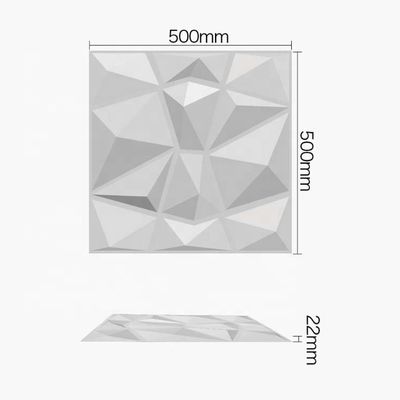 2023 고급 거실 TV 배경으로 높은 광택 PVC 3D 벽 패널